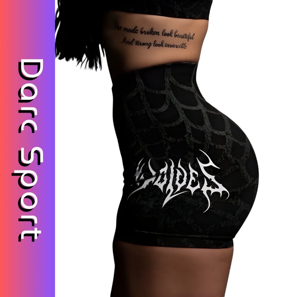 Darc Sport Hest Everson Seamless Sierra Shorts Black/Green Symbiote Web